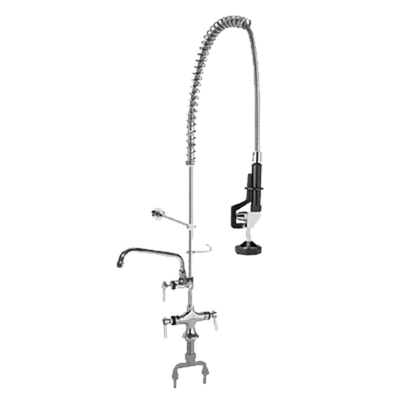 Component Hardware KLP50-10L4-AF5 14" Spout Add-On Faucet Single Hole Double Pantry Encore Pre-Rinse Assembly with PowerPulse Deck Mount