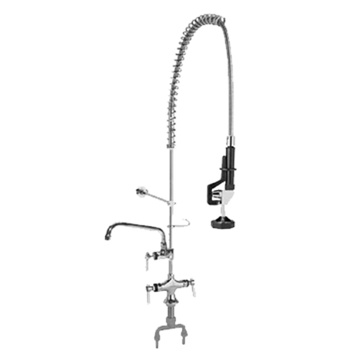 Component Hardware KLP50-10L4-AF5 14" Spout Add-On Faucet Single Hole Double Pantry Encore Pre-Rinse Assembly with PowerPulse Deck Mount