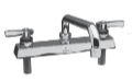Component Hardware KL41-8118-SE1 8" Double Joint Ceramic Valves Encore Workboard Faucet