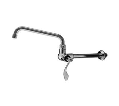 Component Hardware KL76-9010-SE4 10" L Stainless Steel Wall Mount Encore Wok Range Faucet