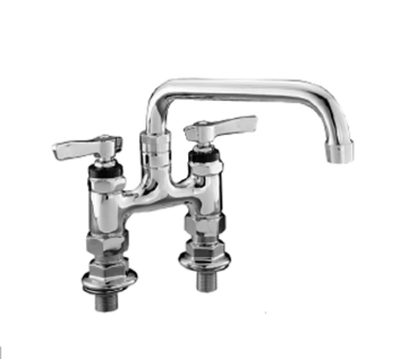 Component Hardware KL57-4008-SE1 8" Standard Swing and Swivel Deck Mount Encore Faucet