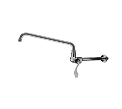 Component Hardware KL76-9014-SE4 14" L Stainless Steel Wall Mount Encore Wok Range Faucet