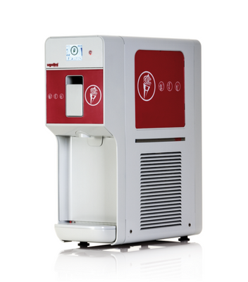 Ugolini QuickGel - 6 Liters, 1 Bowl, Variable Speed One-Piece Mixer, Italian Gelato & Ice Cream Dispenser - Made in Italy