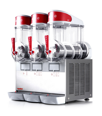 Ugolini MT3 - 10 Liters, 3 Bowl, Magnetic Transmission, Granita & Slush Frozen Beverage Dispenser - Made in Italy