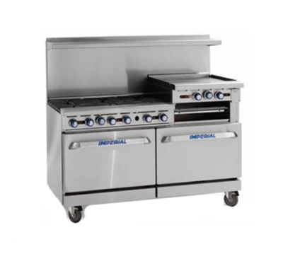 Imperial IR-G60-XB LP 60" Liquid Propane Pro Series Restaurant Range - 135,000 BTU
