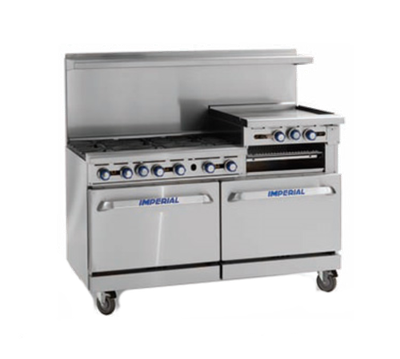 Imperial IR-G60-CC LP 60" Liquid Propane Pro Series Restaurant Range - 160,000 BTU