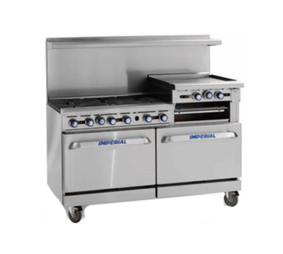Imperial IR-G60-CC LP 60" Liquid Propane Pro Series Restaurant Range - 160,000 BTU