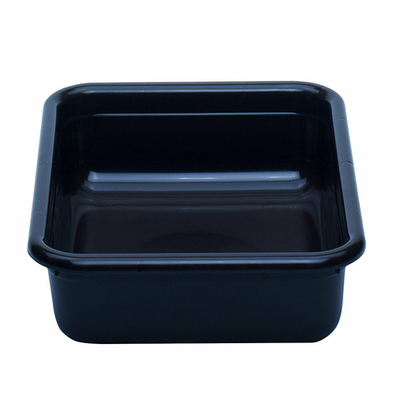 Cambro 1520CBR110 15.31&quot; L x 19.93&quot; W x 4.93&quot; H Hi-Impact Plastic Black Cambox - 12/Case