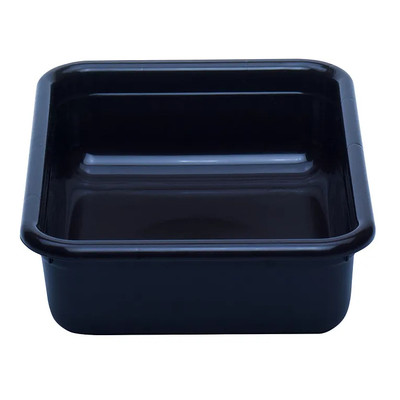 Cambro 1520CBR110 15.31" L x 19.93" W x 4.93" H Hi-Impact Plastic Black Cambox - 12/Case