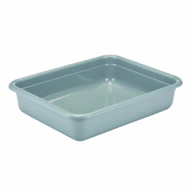 Cambro 1722CBP180 16.87&quot; L x 21.87&quot; W x 4.87&quot; H Hi-impact Plastic Light Gray Cambox - 12/Case