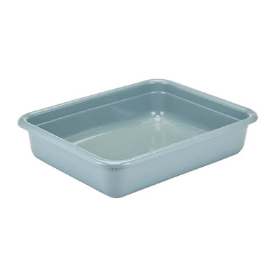 Cambro 1722CBP180 16.87" L x 21.87" W x 4.87" H Hi-impact Plastic Light Gray Cambox - 12/Case