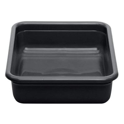 Cambro 1722CBR110 16.87" L x 21.87" W x 4.75" H Hi-Impact Plastic Black Cambox - 12/Case