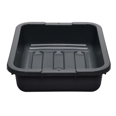 Cambro 1520CBP110 15.31" L x 19.93" x 4.93" H Hi-Gloss Plastic Black Cambox