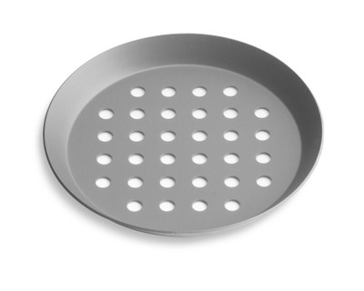 Vollrath PC11PHC 11" W x .75" H Aluminum Press Cut Perforated Pizza Pan