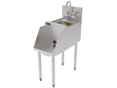 Perlick TSF12BS-STK 12" W x 24" D Stainless Steel TS Series Underbar Blender Station