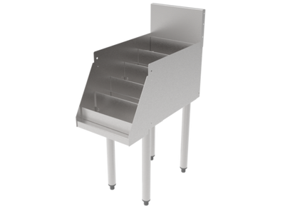 Perlick TS12LS-STK 12&quot;W x 24&quot;D Underbar Liquor Bottle Step Display