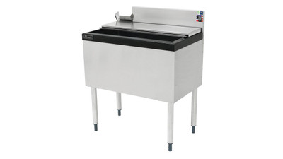 Perlick TS36IC10-STK 36"W x 18-9/16"D Underbar Ice Bin/Cocktail Unit - 85 lb