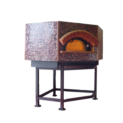 Univex DOME59P-LP Thirteen 12" Pizza Capacity Liquid Propane Artisan Stone Pentagonal Round Pizza Oven - 97,500 BTU