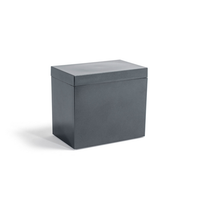 FOH RIB005BKR20 2 Qt. Black Plastic Rectangle Ice Bucket