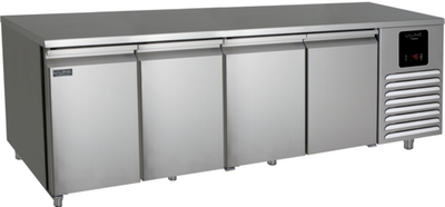 U-Line UCFZ588-SS61A 21.2 Cu. Ft. Stainless Steel Solid 4 Doors Reach-In U-Line Commercial Undercounter Freezer - 115 Volts