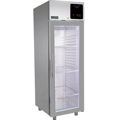 U-Line UCFZ527-SG31A 25 Cu. Ft. Stainless Steel Glass 1 Door Reach-In U-Line Commercial Freezer - 115 Volts