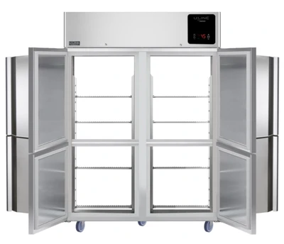 U-Line UCRP249-SS71A 49 Cu. Ft. Solid Door Pass-Thru Commercial Refrigerator