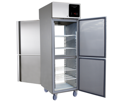 U-Line UCRP225-SS31A 25 Cu. Ft. Solid Door Pass-Thru Commercial Refrigerator