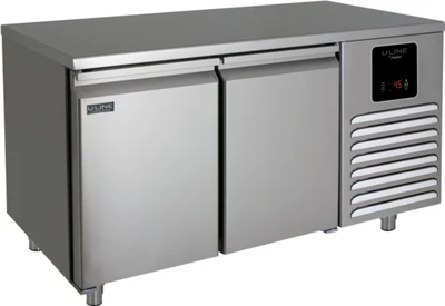 U-Line UCRE552-SS61A 9.88 Cu. Ft. 2 Sections Commercial Undercounter Refrigerator - 115 Volts
