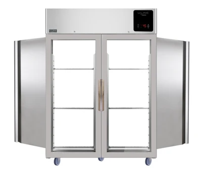 U-Line UCRP149-GS71A 49 Cu. Ft. Solid &amp; Glass Combination Door Pass-Thru Commercial Refrigerator