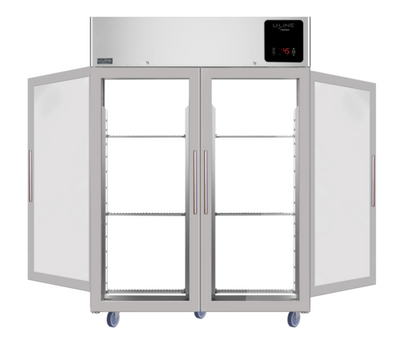U-Line UCRP149-GG71A 49 Cu. Ft. Glass (Display) Door Pass-Thru Commercial Refrigerator