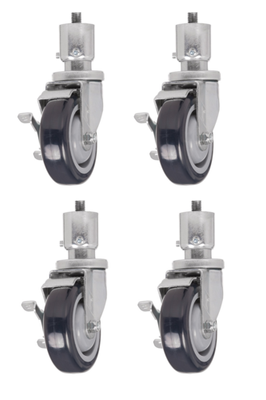 Vulcan CASTERS-VULSCR-6IN 6" Overall Height Set of 4 Adjustable Casters