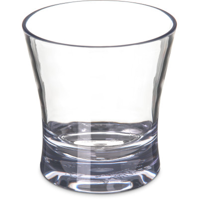 Carlisle 560907 9 Oz. Clear SAN Carlisle - Alibi Rocks Glass