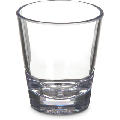 Carlisle 560107 1.5 Oz. Clear SAN Carlisle - Alibi Shot Glass
