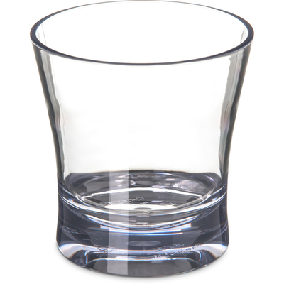 Carlisle 561207 12 Oz. Clear SAN Carlisle - Alibi Double Old Fashioned