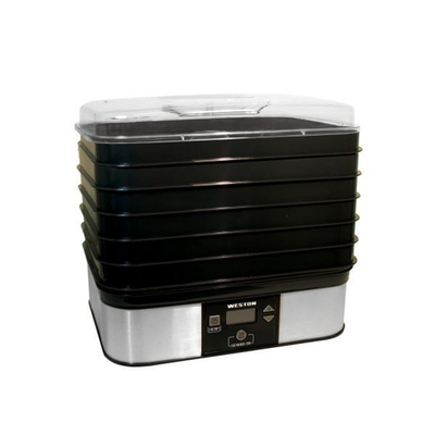 Hamilton Beach 75-0401-W 6 Trays Weston Digital Dehydrator - 500 Watts
