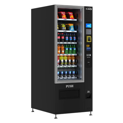 Koolmore KM-VMR-30-BR 38.5" W Black Refrigerated Snack Vending Machine