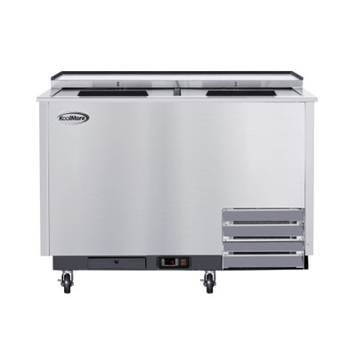 Koolmore KM-GF50-SS 14 Cu. Ft. Stainless Steel Commercial Glass Forster - 115 Volts