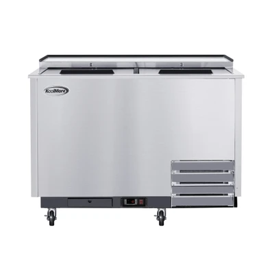 Koolmore KM-GF50-SS 14 Cu. Ft. Stainless Steel Commercial Glass Forster - 115 Volts