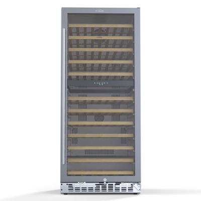 Koolmore KM-CW92DZ-SS 23.4" W 1 Hinged Glass Door Reach-In Wine Refrigerator - 120 Volts