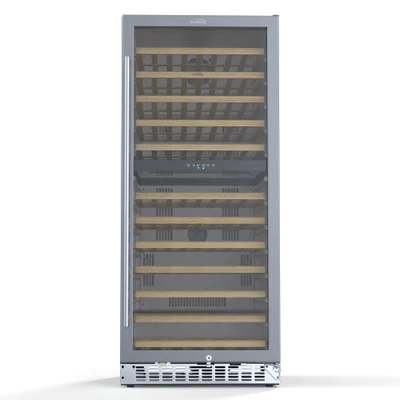 Koolmore KM-CW92DZ-SS 23.4" W 1 Hinged Glass Door Reach-In Wine Refrigerator - 120 Volts