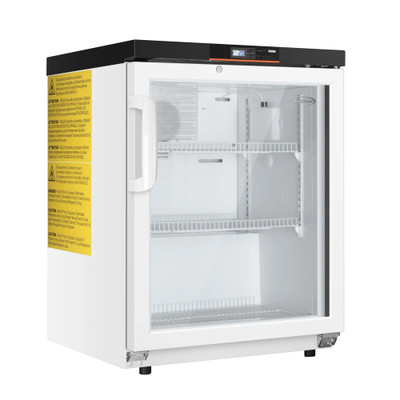 Koolmore KM-PHR-45C 4.5 Cu. Ft. White Glass Door Commercial Medical Pharmacy Refrigerator