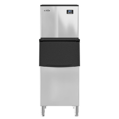 Koolmore KM-CIM-400 420 Lbs. Stainless Steel Free-Standing Commercial Ice Maker with Full Cube Production