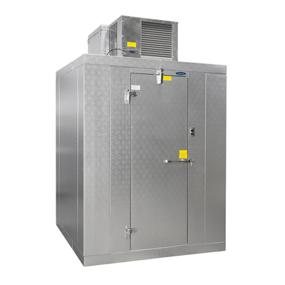 Norlake KODB771012-C 91" H x 120" W x 144" D Embossed Coated Steel Outdoor Cooler Kold Locker with Floor - 115 Volts