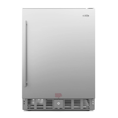 Koolmore KM-BIR5C-SS 5 Cu. Ft. Stainless Steel 1 Solid Door Undercounter Refrigerator