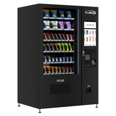 Koolmore KM-VMNT-50-B 49.7" W Classic Black Non-Refrigerated Snack Vending Machine