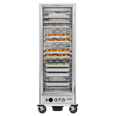Koolmore KM-CHP36-WIGL 36 Pans Aluminum Insulated Commercial Heated Holding and Proofing Cabinet - 120 Volts