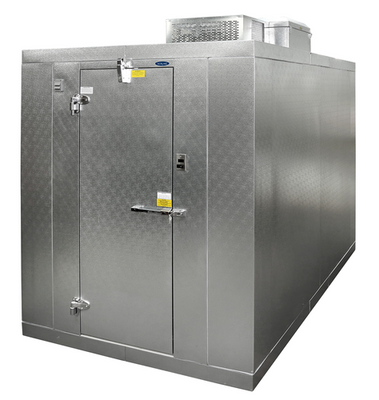 Norlake KLB7468-C 88" H x 72" W x 96" D Embossed Coated Steel Floorless Indoor Cooler Kold Locker - 115 Volts
