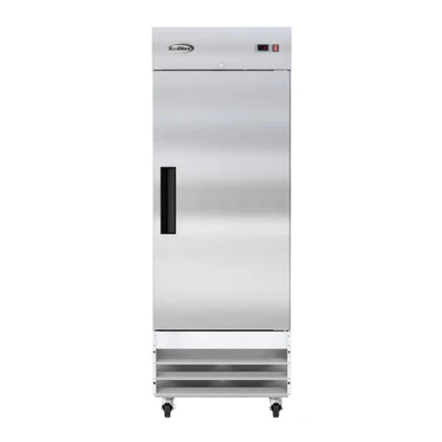 Koolmore RIR-1D-SS-19C 15.5 Cu. Ft. 1 Solid Door Stainless Steel Reach In Refrigerator - 115 Volts