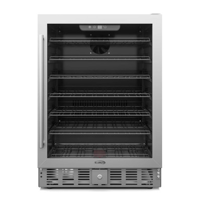 Koolmore KM-BIR5C-GD 5 Cu. Ft. Stainless Steel 1 Glass Door Undercounter Refrigerator