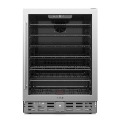 Koolmore KM-BIR5C-GD 5 Cu. Ft. Stainless Steel 1 Glass Door Undercounter Refrigerator
